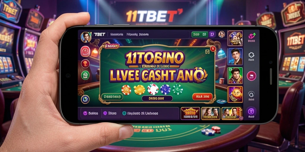 Screenshot gameplay menarik dari aplikasi Live Casino 11TBET.