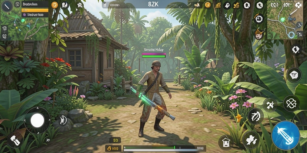 Tampilan gameplay <strong>8ZK</strong> yang menarik dan interaktif.