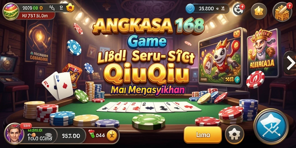 Tampilan gameplay QiuQiu yang menarik di ANGKASA168.