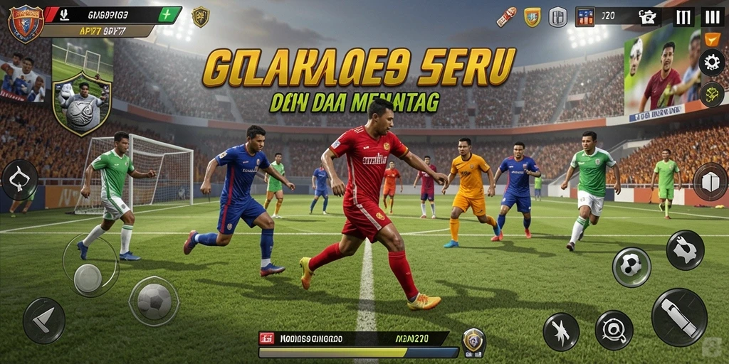 Tampilan menegangkan saat pertandingan olahraga di API77.