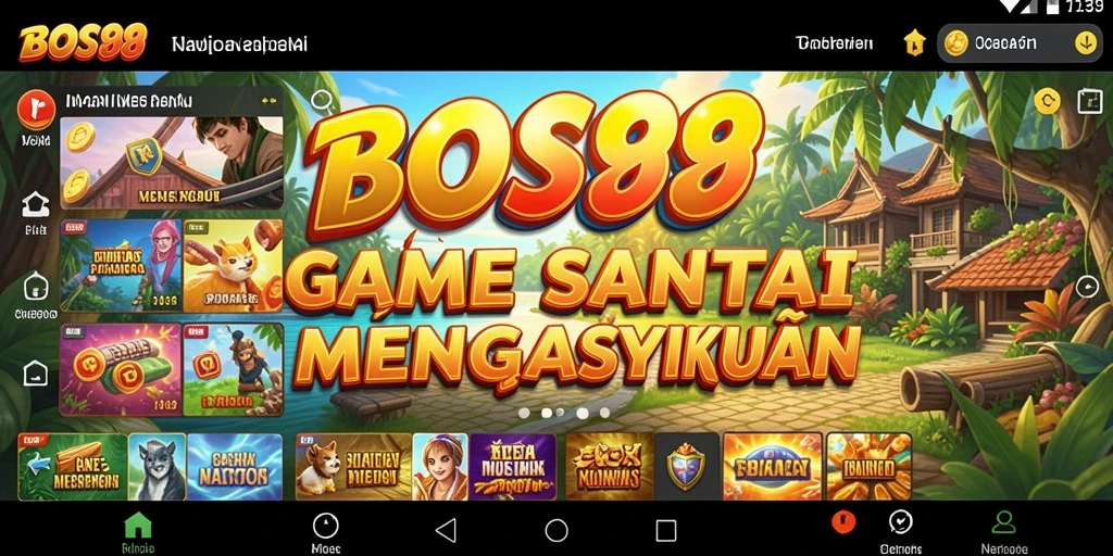 Screenshot utama BOS88 menampilkan keseruan gameplay Casual yang mengasyikkan.