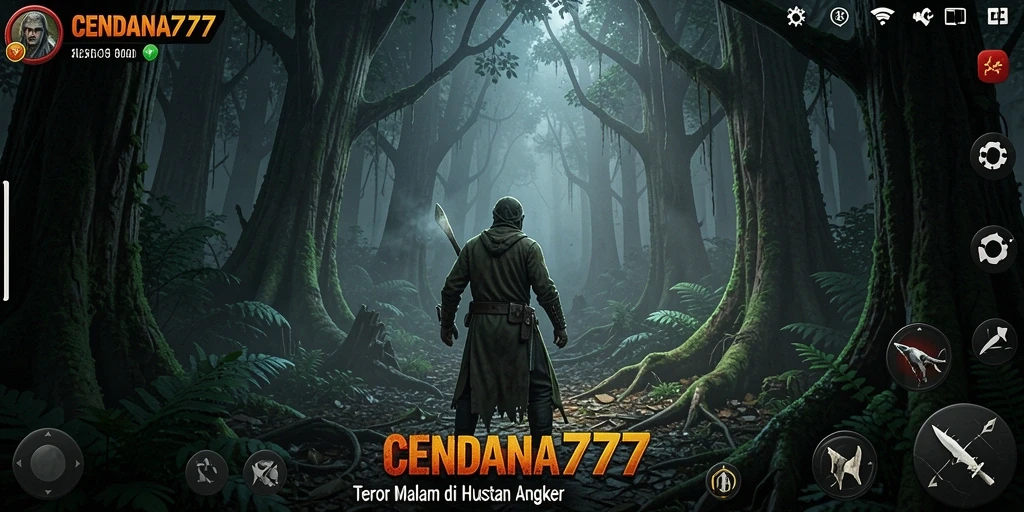 Screenshot menampilkan gameplay menegangkan dari CENDANA777.
