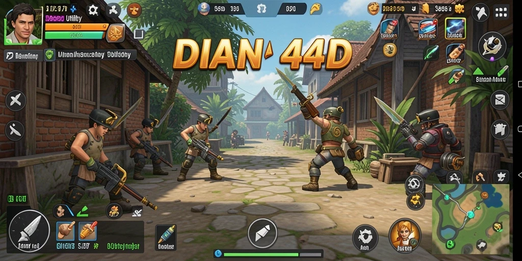 Tampilan utama DIANA4D yang sederhana dan mudah digunakan.