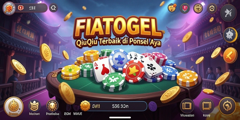 Tampilan gameplay seru di FIATOGEL dengan mode QiuQiu yang menarik.