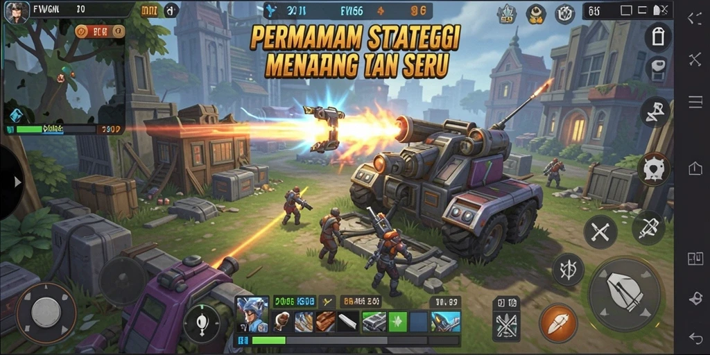 Tampilan gameplay FW66 yang mendebarkan dalam pertempuran strategi.