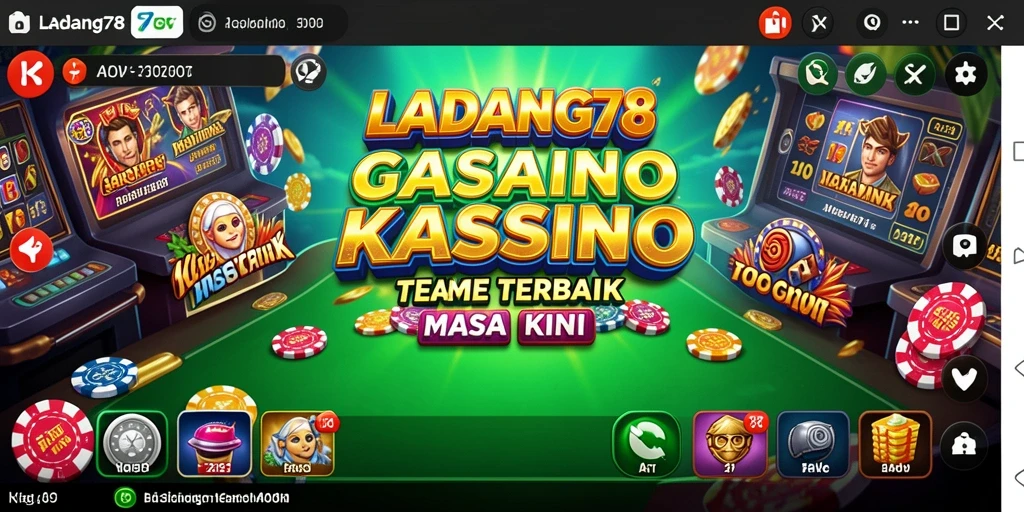 Tampilan menarik dari gameplay Kasino LADANG78 yang mendebarkan.