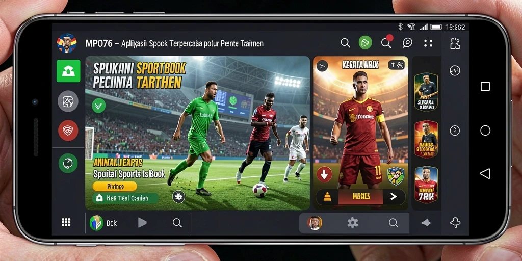 Tampilan gameplay Sportsbook di MPO76 dengan interface yang menarik.