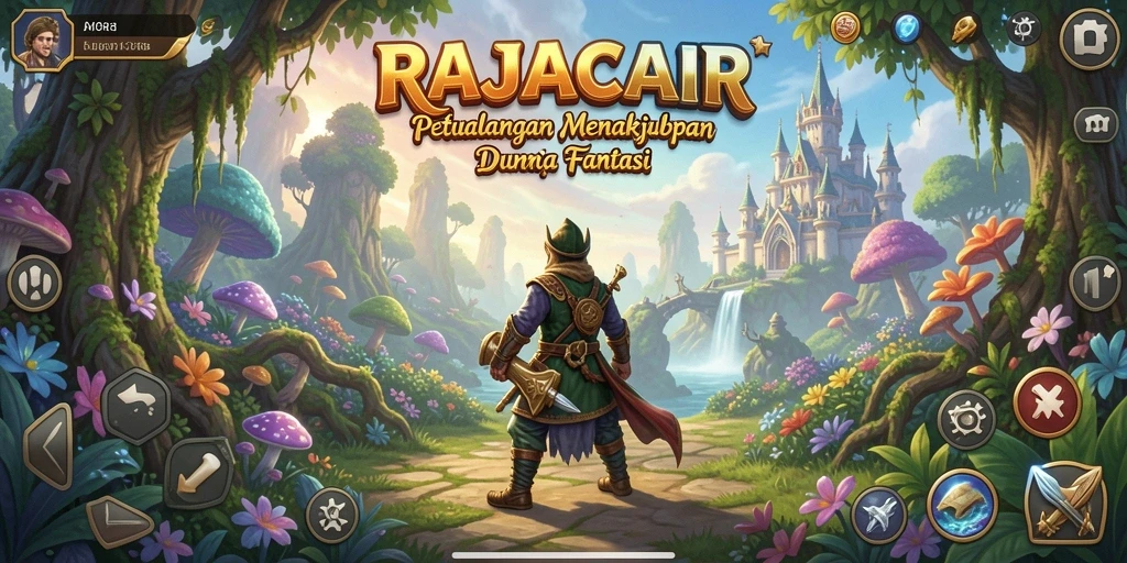 Tampilan gameplay RAJACAIR dengan petualangan yang mendebarkan.
