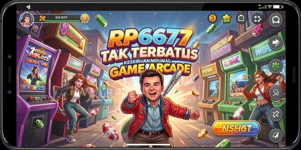 Tangkapan layar menunjukkan gameplay menegangkan dan penuh warna dari RP6677.