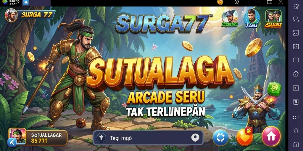 Screenshot gameplay SURGA77 yang menampilkan tantangan seru.