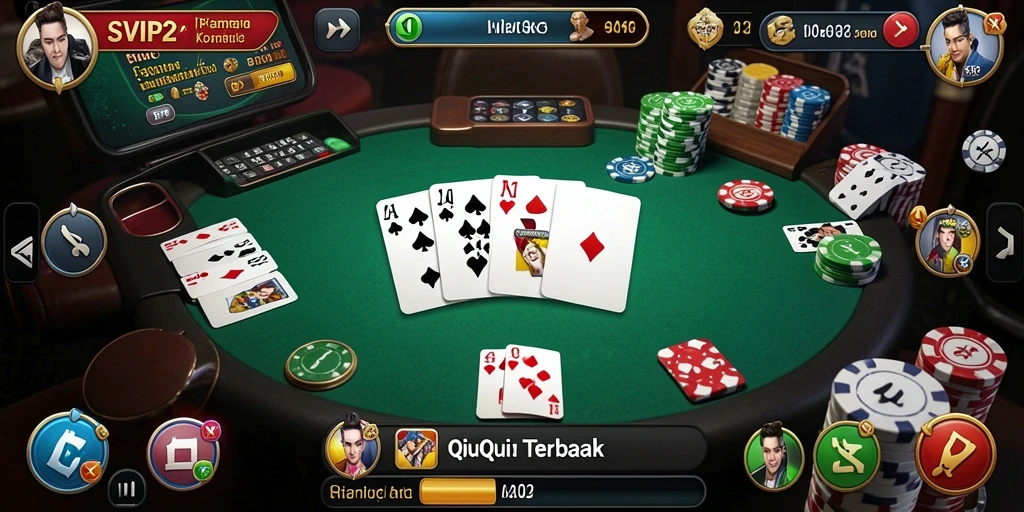 Tampilan gameplay seru dalam SVIP2, penuh strategi QiuQiu.